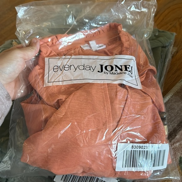 Everyday Jones Pink Coral Reef Orange Boho Beaded Tassel Sleeveless Tank 1X PLUS - Picture 2 of 2